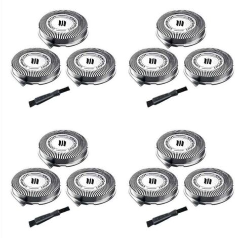 4 Têtes de Rechange SH30 Compatibles Rasoirs Séries 3000 2000 1000 Lames de Rasoir (1/4)
