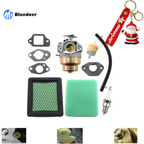 Carburateur avec joint d'étanchéité Kit de filtre à air pour Honda GCV135 GCV160 GC135 GC160 Moteur HRB216 HRR216 HRS216 HRT216 HRZ216 Remplace 16100-Z0L-023 E Bluedeer (1/4)