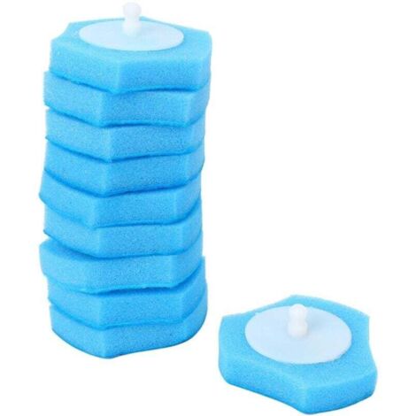 Lot de 32 Brosses de Rechange WC Jetables pour Nettoyage Toilette (1/4)