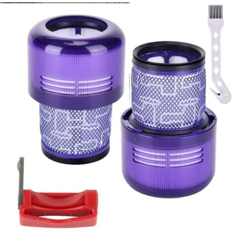 Lot de 2 filtres pour aspirateur Dyson V11 Lavable, Pièces de rechange (avec 1 Verrou et 1 Brosse) (1/4)