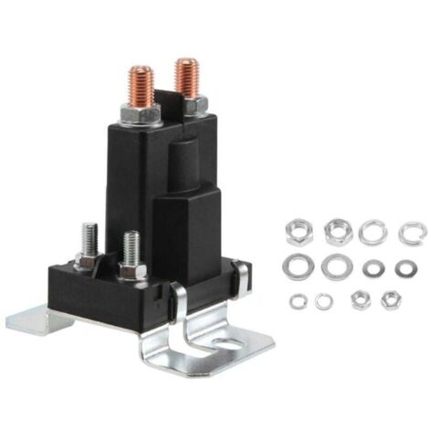 Relais Isolateur Batterie 500A 12V 4 Bornes Double Démarrage Pour Commutateur Alimentation Voiture (1/4)