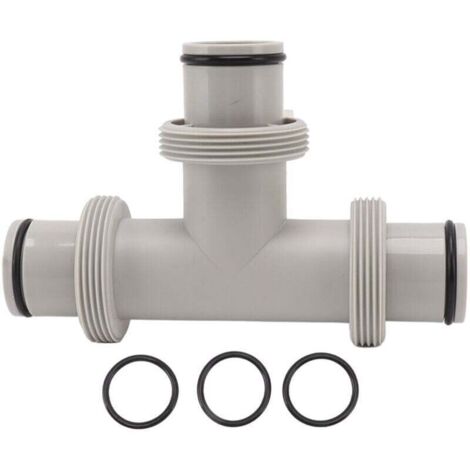 Raccord de tuyau 38 mm, adaptateur de tuyau de piscine, raccord de tuyau de piscine 38 mm, kit de raccordement de piscine, rallonge de raccord de tuyau de piscine 38 mm (1/4)