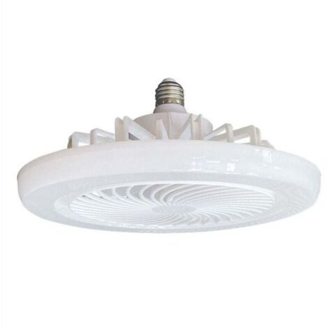 Ventilateurs de Plafond avec Lumières et Télécommande, Ventilateur Encastré, Moderne Sans Pales à Profil Bas pour Chambre Coucher (1/4)