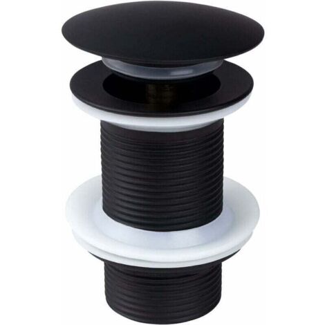 Bonde universelle, bonde lavabo sans trop-plein noir, bonde bonde lavabo bonde bonde lavabo bonde pop up pour lavabo vasque (1/4)