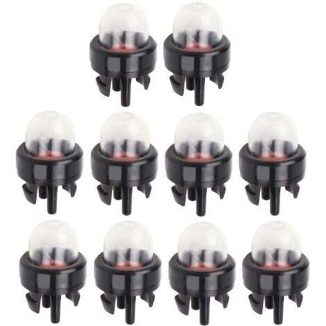 Poire Amorcage Pompe d'amorçage, Ampoule de Carburant Pompe, Bulle D'huile de Carburateur pour Walbro Poulan Ppb100e Ppb150e Ppb200 Ppb200e, Lot de 10 (1/4)