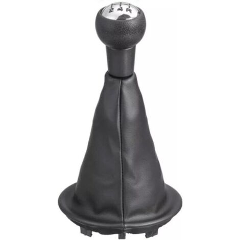 Pommeau de levier de vitesse manuel à 5 vitesses pour Berlingo, avec couvercle anti-poussière de remplacement pour poignée de levier de vitesse, noir (1/4)