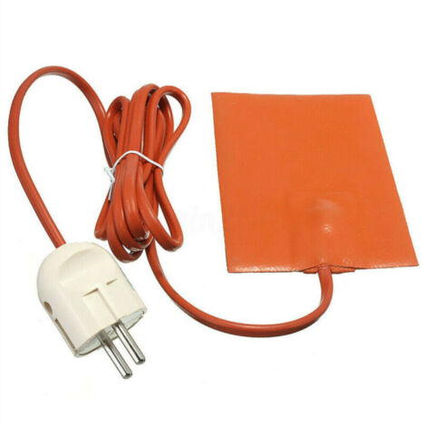 Chauffage de moteur de voiture en silicone - 250 W - Chauffage de moteur de voiture - Chauffage de moteur en silicone pour réservoir d'eau - Éléments chauffants (1/4)
