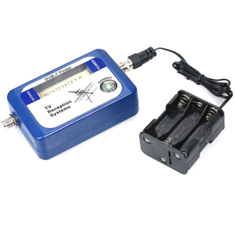 DVB-T Finder Antenne TV numérique terrestre Signal Puissance Force Mètre Pointer TV Réception Systèmes avec boussole