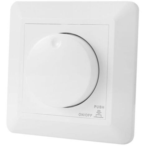 Variateur LED, Encastré pour LED et HalogèNe à Intensité Variable, 5-300 W, ContrôLe de Phase (1/4)