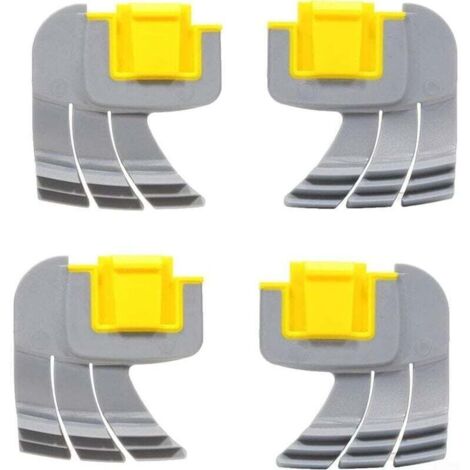 Brosse centrifuge Cyclone R0714400 de remplacement pour nettoyeur de piscine Zodiac Mx8 Mx6 Elite, puissantes brosses de nettoyage pour sols de piscine, lot de 4 (1/4)