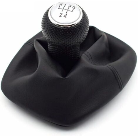 Pommeau de Levier de Vitesse de Voiture, 23mm, 5 Vitesses, Levier de Vitesse, guêtre de démarrage, Compatible avec Golf 3/5 (1/4)