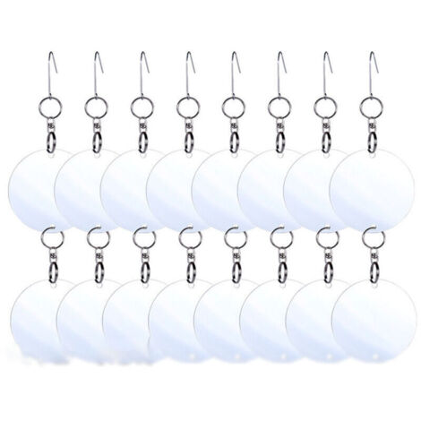 Set of 8 Anti-Oiseaux Suspendus disques,Disques répulsifs pour Oiseaux,Disques repulsif,Répulsif Oiseaux,Disques Anti-Oiseaux,Répulsifs Anti-Oiseaux,pour Éloigner Pigeons,Oiseaux (Disques Ronds) (1/4)