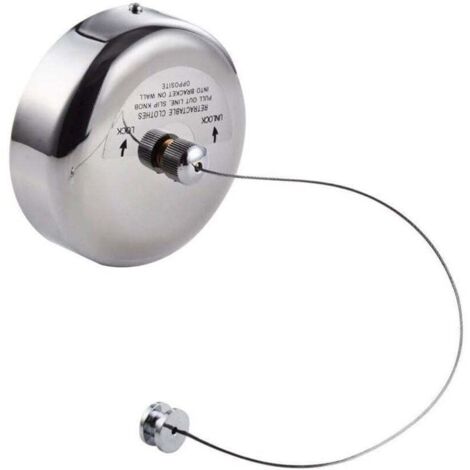 Corde à linge rétractable Pour l'extérieur 2.8 m (1/4)