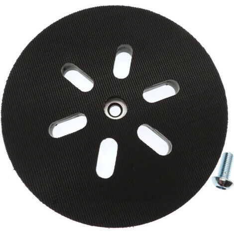 Plateau de ponçage 150 mm - Pour ponceuse excentrique Bosch Gex 150 Ac, Pex 15 Ae, Gex 150 Turbo - 150 mm avec vis (1/4)