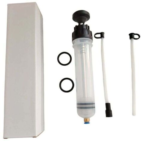 Seringue à Huile 200cc, Pompe d'Aspiration et de Remplissage de Fluide pour Automobile, Extracteur de Liquide Polyvalent (1/4)