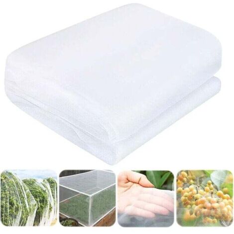 Filet Anti Insecte 2.5m x 7m, Filets pour Jardin, Filet Anti Insecte Potager, Maille Fine Anti-Insecte en Maille pour la Protection des Plantes, Fleurs, Légumes et Fruits (1/4)
