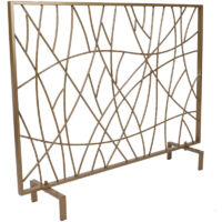 Pare feu cheminée,style moderne, Pare-étincelles cheminée,