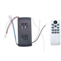 Kit Télécommande Ventilateur Plafond 6 Vitesses Synchronisation 50W Remplacement Ventilateurs Éclairages CC