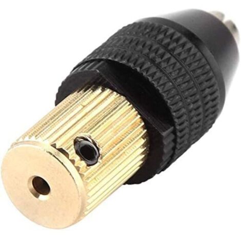 Mandrin de Perçage, Mini Mandrin de Perçage Électrique Miniature Auto-Serrant avec Conception De Texture Antidérapante, 0,3-3,4 Mm(3.17mm) (1/5)