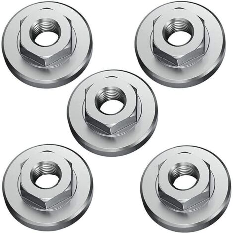éCrou de Serrage Rapide éCrou de Blocage, 5 Serrage Rapide D'éCrou de Serrage, éCrou Accessoires Pour Toutes Les Meuleuses D'Angle (1/5)