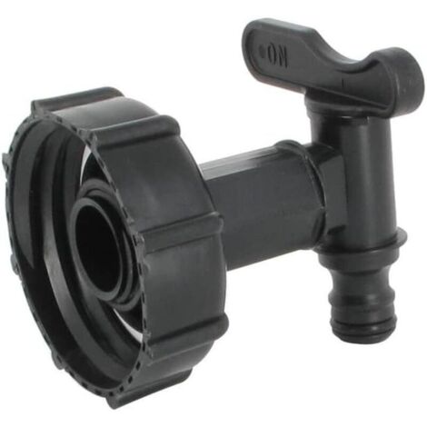 Raccord S60X6 - Robinet PEHD pour cuve eau 1000 L raccord et autre accessoire pour cuve de récupération d'eau