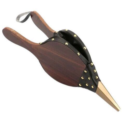 Soufflets de cheminée et gril à bois - 39 x 17 cm - (Marron, 1 pièce) (1/5)
