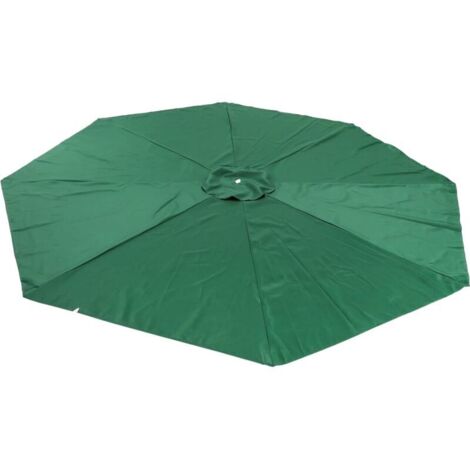 Housse de remplacement pour parapluie - 8 baleines - 3M - Imperméable - Résistant aux UV - Tissu de remplacement - Auvent de parapluie - Parapluie (Vert) (1/5)
