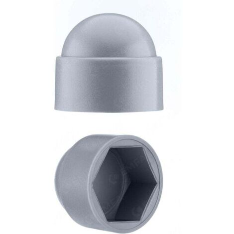 UlisemCache-écrous M10 pour clé de 17 Gris 50 pcs. (1/4)