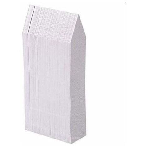 Ulisemétiquette en plastique pour plantes 100 pièces, étiquette de jardin en plastique blanc 10x2cm (1/4)