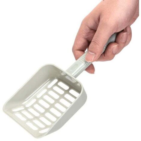 Pelle à Litière pour Chat Pelle à litière pour chat gris Accessoires pour litière pour chat (1/4)