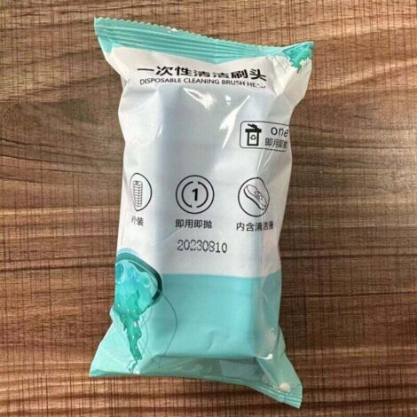 UlisemLot de 16 têtes de brosse de rechange jetables, parfumées à l'océan, 16 pièces (1/4)