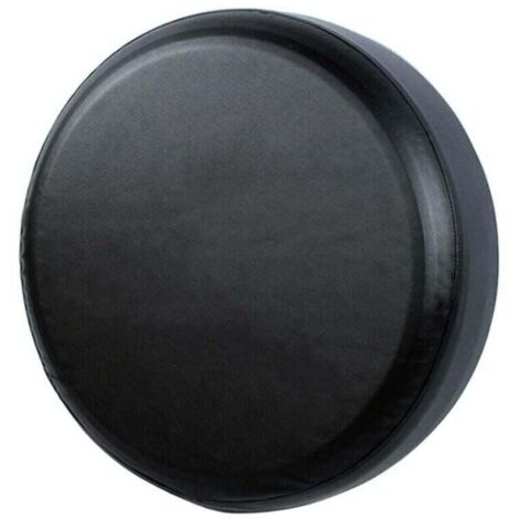Noir 13" Pouces Housse de Pneu de Secours Couverture Roue pour Diamètre (55cm-58cm/22-23") Protection Antipoussière Imperméable Voiture (1/4)