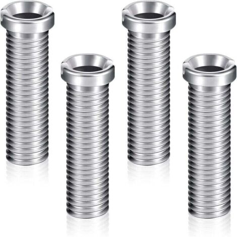 Lot de 4 vis pour panier, vis pour bouchon d'évier en acier inoxydable 45 mm, accessoires de fixation, vis pour boulon d'évier, vis pour bouchon de crépine d'évier (1/4)