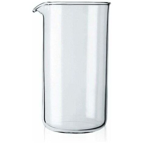 Ulisem Bécher de rechange pour presse à café, verre – Transparent (Capacité : trois tasses, 0,35 L, 12 oz) (1/4)