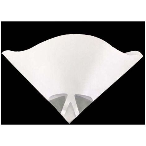 UlisemLot de 100 Tamis à Peinture, Papier Conique en Nylon pour Peinture de Voiture, Filtre de Peinture, Filtre à Peinture jetable avec Entonnoir Pliable,169cm (1/2)