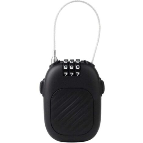 UlisemVerrouillage de ski, verrouillage du câble à bagages - Mot de passe Small Ski Locks Padeaux combinés réglables (1/4)