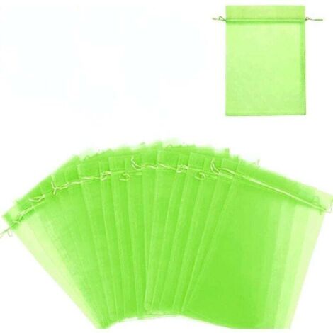 UlisemSacs anti-insectes et anti-moustiques filet à fruits filet de jardin à mailles fines (100 pièces 20x30 cm) (1/4)