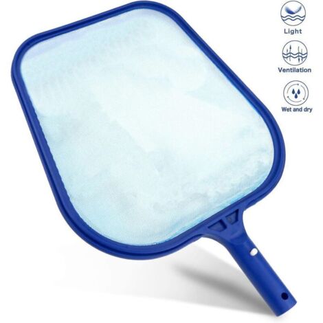 UlisemÉcumoire de piscine professionnel, épuisette de piscine / épuisette à feuilles - Maille fine - Cadre robuste - Accessoires de piscine (1/4)
