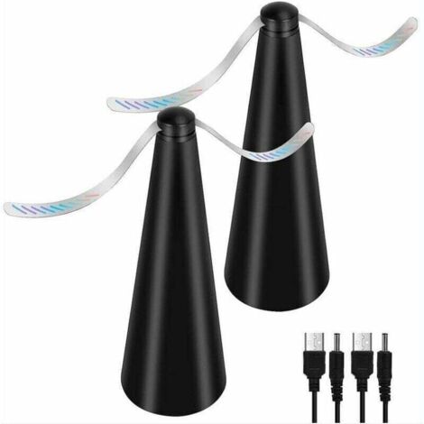 Lot de 2 Ventilateurs Anti-Mouche YOYO - Répulsifs Anti-moustiques sans Utiliser de Produits Chimiques - Pour éloigner les mouches et les insectes de la nourriture - Pour Camping Salle à Manger Jardin (1/4)