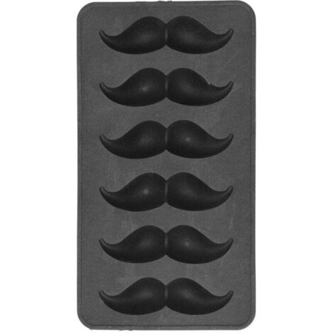 Ulisem Emporte-pièces pâtisserie, Moule à glaçons en silicone pour la maison, en forme de moustache (1/4)