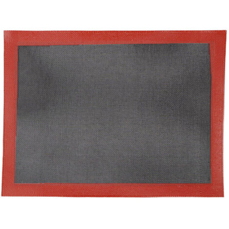 Ulisem Tapis de Four Micro-Perforés en Silicone, 40x30cm Tapis de Cuisson, Réutilisable Tapis de Cuisson Silicone Micro Perforé, Anti-Adhésif Tapis de Cuisson Pâtisserie pour Macaron Pizza Pain Pâte (1/4)
