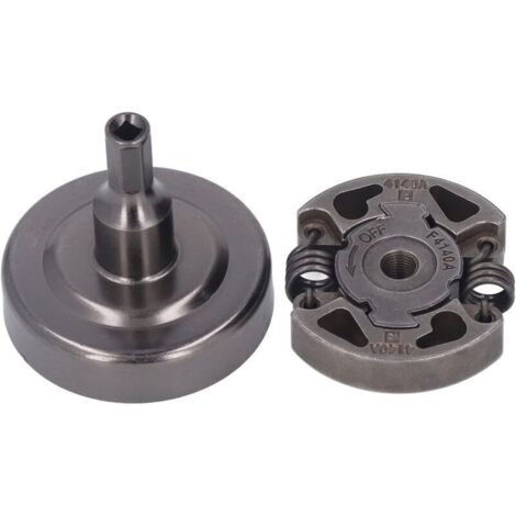 UlisemEmbrayage et cloche d'embrayag kit pour Stihl FS38 FS40 FS45 FS50 FS55 FS70 et plus séries,accessoire de débroussailleuse pignon avec tambour embrayage pièces détachées (1/4)