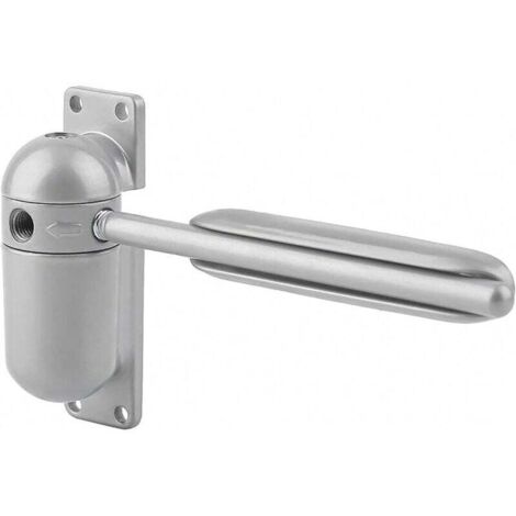 UlisemGris Ferme-porte à ressort de sécurité d'intérieur résidentiel, charnière de porte automatique à ressort réglable fermeture automatique (1/4)