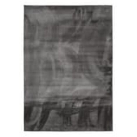 Tapis imitation fourrure Cat Gris Foncé Lavable (1/5)