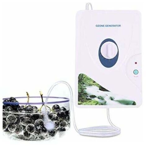 Enowelir Générateur d'ozone pour l'eau et la purification et l'air d'ozone Machine à oxygène Purificateurs d'eau,O3 stérilisateur de désinfection d'ozone avec minuterie numérique (1/4)