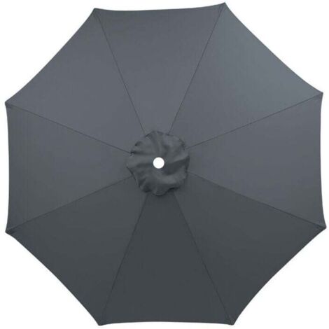 Housse de rechange pour parasol 3M (gris), imperméable, résistante aux UV, tissu de rechange, lavable, respirante (1/4)