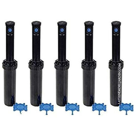 Lot de 5 Arroseur Rain Bird 3504-PC. Turbine portée de 4,6 à 10,7 mètres. Filetage femelle 1/2'' Arrosage professionnel de jardi (1/4)