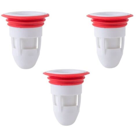Siphon de sol en silicone anti-odeur, prévention du reflux de drainage pour salle de bain et cuisine (blanc) (1/5)
