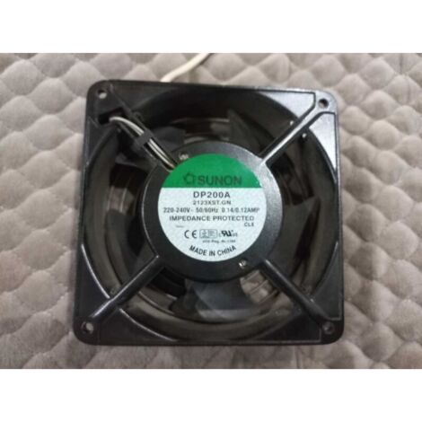 Ventilateur 230 V CA 120 x 120 x 38 mm, 2 câbles 22 W, DP200A 2123XSL.GN, ventilateur de cheminée