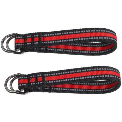 Lot de 2 sangles de connexion pour balançoire, étagère, hamac, accessoires de suspension pour équipement de gymnastique, ceinture de balançoire extérieure, polyester (1/5)